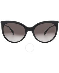 Longchamp - Grey Gradient Cat Eye Sunglasses Lo720s 001 54 - Lyst