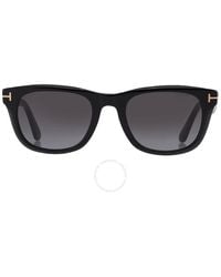 Tom Ford - Kendel Smoke Gradient Square Sunglasses Ft1076 01b 54 - Lyst