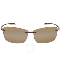 Maui Jim - Lighthouse Hcl Rectangular Sunglasses H423-26 65 - Lyst