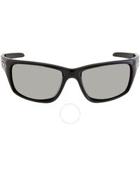 Oakley - Canteen Polarized Chrome Iridium Rectangular Sunglasses - Lyst