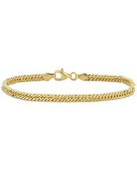 Amour - Double Curb Link Chain Bracelet - Lyst