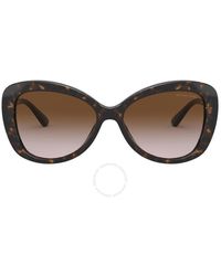 Michael Kors - Positano Brown Gradient Butterfly Sunglasses Mk2120 300613 56 - Lyst
