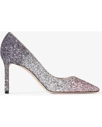 Jimmy Choo - Romy 85 Degrade Glitter Pumps, Brand Size 34 Us - Lyst
