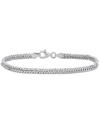Amour - Double Curb Link Chain Bracelet - Lyst