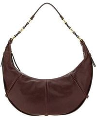 Saint Laurent - Leather Saharienne Shopping Bag Nutcandy Borse A Mano - Lyst