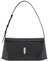 Ferragamo - Logo Print Shoulder Bag - Lyst