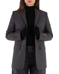 Burberry - Ladies Loulou Single Breasted Tailored Blazer, Brand Size 10 (Us - Lyst
