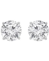 Brilliant Diamond - 14Kt 1.50 Cttw Lab Grown Diamond Stud Earrings For - Lyst
