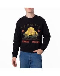 Bally - St. Moritz Graphic Print Cotton Sweatshirt - Lyst