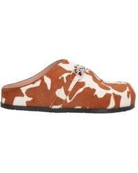 Bally - Francine B-Chain Animal Print Slippers, Brand Size 40 Us - Lyst