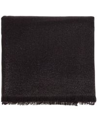 Ferragamo - Frayed Edge Wool Scarf - Lyst