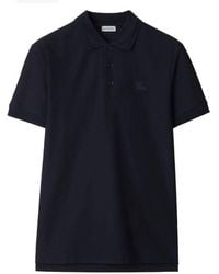 Burberry - Eddie Ekd Cotton Polo Shirt - Lyst