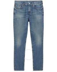 Burberry - Japanese Mid-rise Slim-fit Cotton Jeans - Lyst