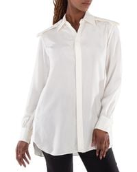 Burberry - Silk Shirt - Lyst