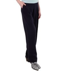 Victoria Beckham - Ladies Midnight Slim Front Pleat Pants - Lyst