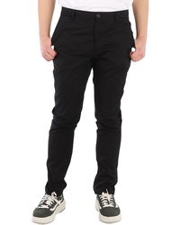 Burberry - Shibden Straight-leg Cotton-twill Trousers - Lyst