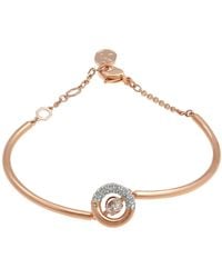 Swarovski - Dextera Round Cut Crystal Bangle - Lyst