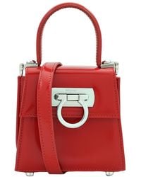 Ferragamo - Ladies Micro Iconic Top Handle Bag - Lyst