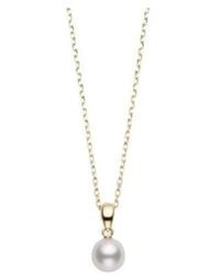 Mikimoto - Akoya Cultured Pearl Pendant - Lyst