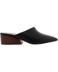 Bally - Genny 45 Leather Mules, Brand Size 36 Us - Lyst