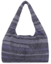 Kara - Rhinestones Mini Handbag - Lyst