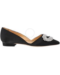 Giannico - Daphne Crystal-embellished Flat Loafers - Lyst