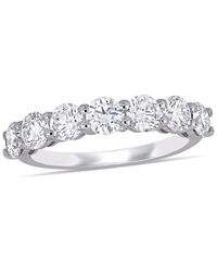 Created Forever - 1 3/4 Ct Tw Lab Created Diamond Semi-Eternity Anniversary Band - Lyst