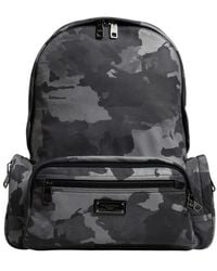 Dolce & Gabbana - Dolce & Gabbana Camouflage Logo Plaque Backpack - Lyst