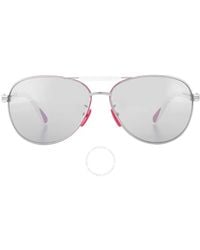 Moncler - Steller Smoke Mirror Pilot Sunglasses Ml0241-h 16c 62 - Lyst
