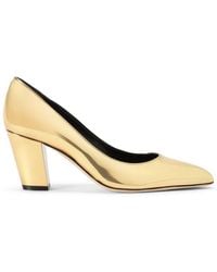 Giuseppe Zanotti - Femiy 70Mm Metallic-Effect Pumps, Brand Size 35 Us - Lyst