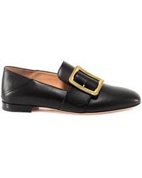 Bally - Bell Du Jour Janelle Leather Loafers, Brand Size 36.5 Us - Lyst