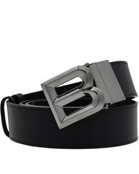 Bally - Reversible Logo Leather Belt, Cm - Lyst