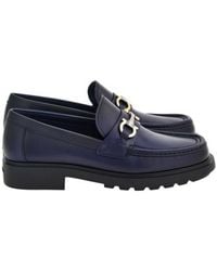 Ferragamo - Duglas Gancini Ornament Loafers - Lyst