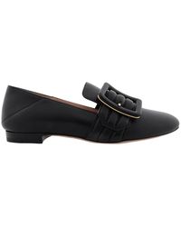 Bally - Janelle Buckle Leather Loafers - Lyst