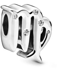 PANDORA - Ladies Sparkling Virgo Zodiac Charm - Lyst