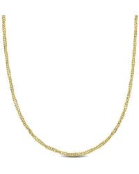 Amour - 1.9Mm Diamond-Cut Singapore Necklace - Lyst