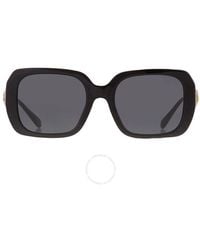 COACH - Dark Grey Rectangular Sunglasses Hc8329u 500287 53 - Lyst