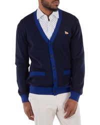 Maison Kitsuné - Baby Fox Patch Cardigan - Lyst