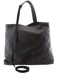 Burberry - Leather Star Logo Tote Bag - Lyst