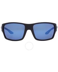 Costa Del Mar - Tailfin Blue Mirror Polarized Polycarbonate Rectangular Sunglasses 6s9113 911308 57 - Lyst
