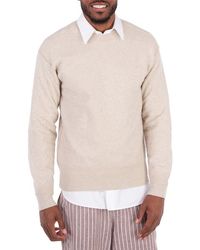 Burberry - Long Sleeves Wool Sweater - Lyst