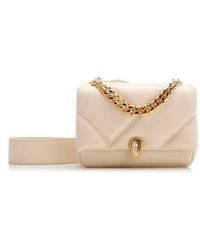 BVLGARI - Ivory Serpenti Cabochon Mini Crossbody Bag - Lyst