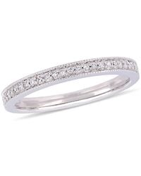 Amour - 1/ Ct Tw Diamond Stackable Eternity Wedding Band - Lyst