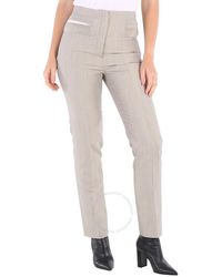 Burberry - Technical Wool Reconstructed Trousers - Lyst
