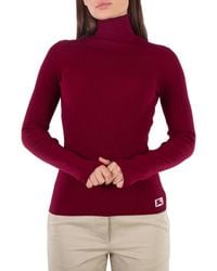 Burberry - Wool Blend Ekd Motif Turtleneck Sweater - Lyst
