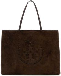Tory Burch - Suede Ella Shopping Bag - Lyst