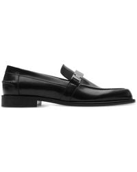 Burberry - Tower Leather Loafers, Brand Size 35 Us - Lyst