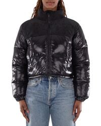 Save The Duck - Aluna Corduroy Quilted Long Sleeve Jacket, Brand Size 0 - Lyst