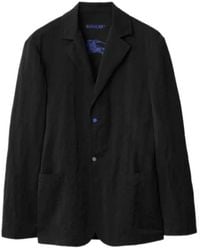Burberry - Nylon Tailored Blazer Jacket, Brand Size 48 Us - Lyst