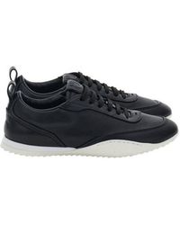 Ferragamo - Detroit Leather Low-Top Sneakers - Lyst